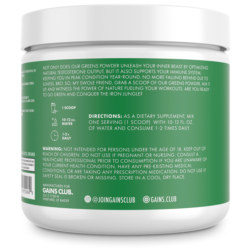 GREENS+TEST (90 Day Results Pack)
