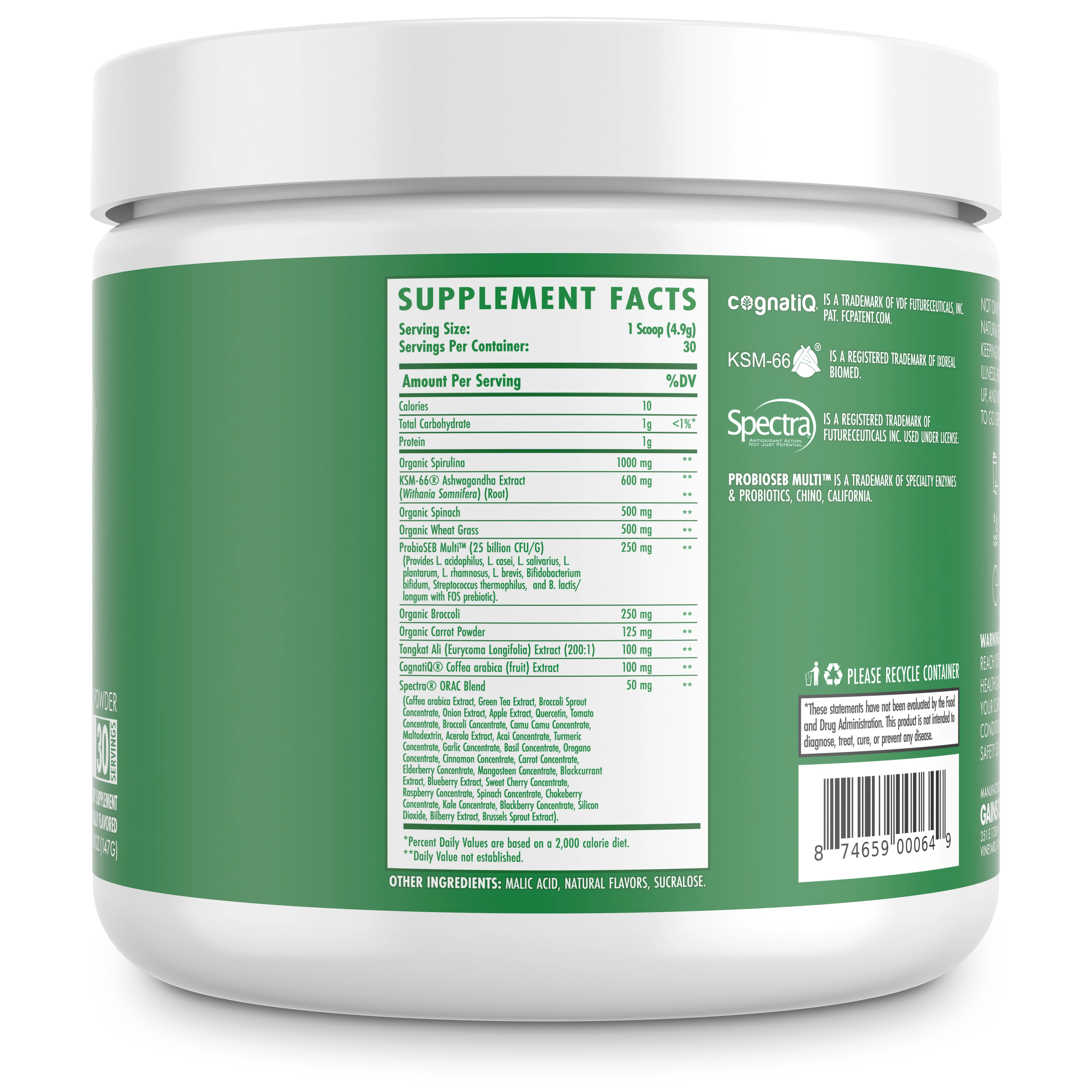 GREENS+TEST (90 Day Results Pack)