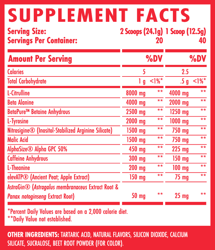 BEAST FUEL Pre-Workout